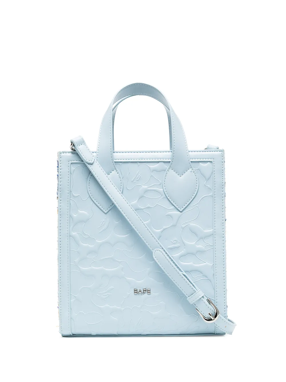 

A BATHING APE® tote con letras del logo - Azul