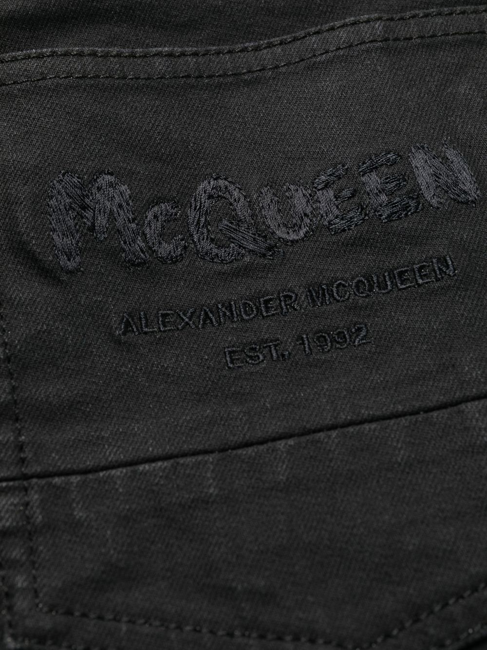 Alexander McQueen five-pocket button-up straight-leg trousers Men