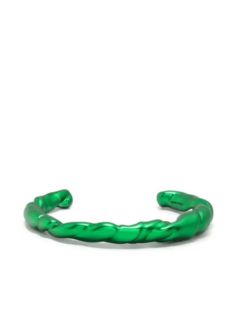 LOEWE silver-plated twisted bracelet