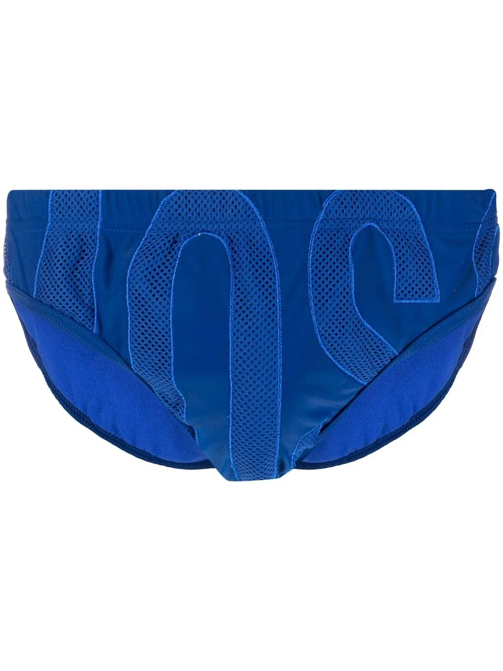 

Moschino shorts de playa de malla con logo - Azul