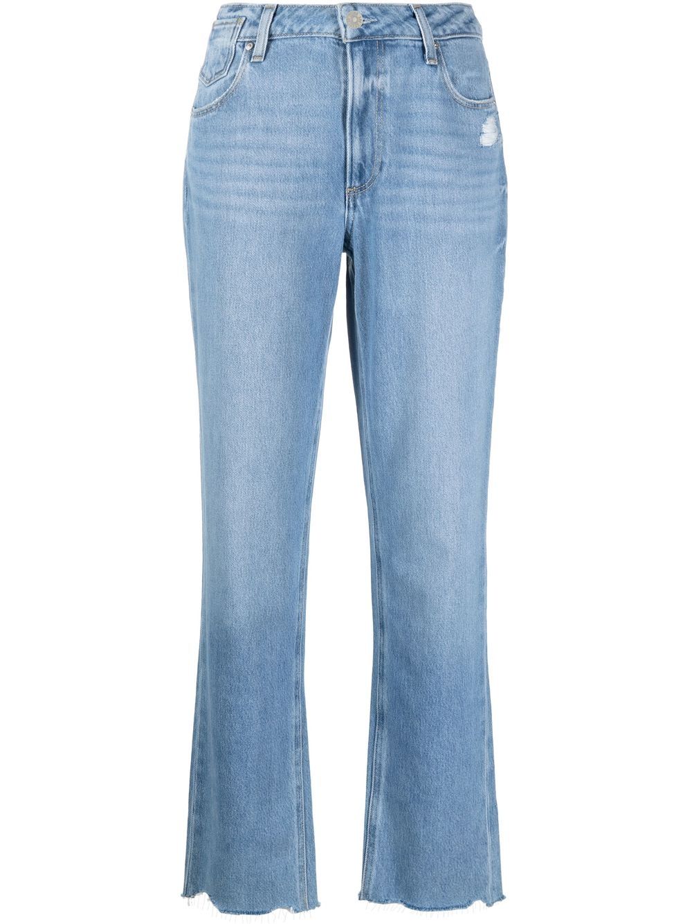 

PAIGE jeans rectos con tiro alto - Azul