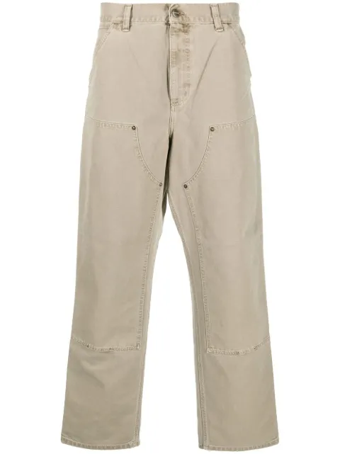straight-leg trousers