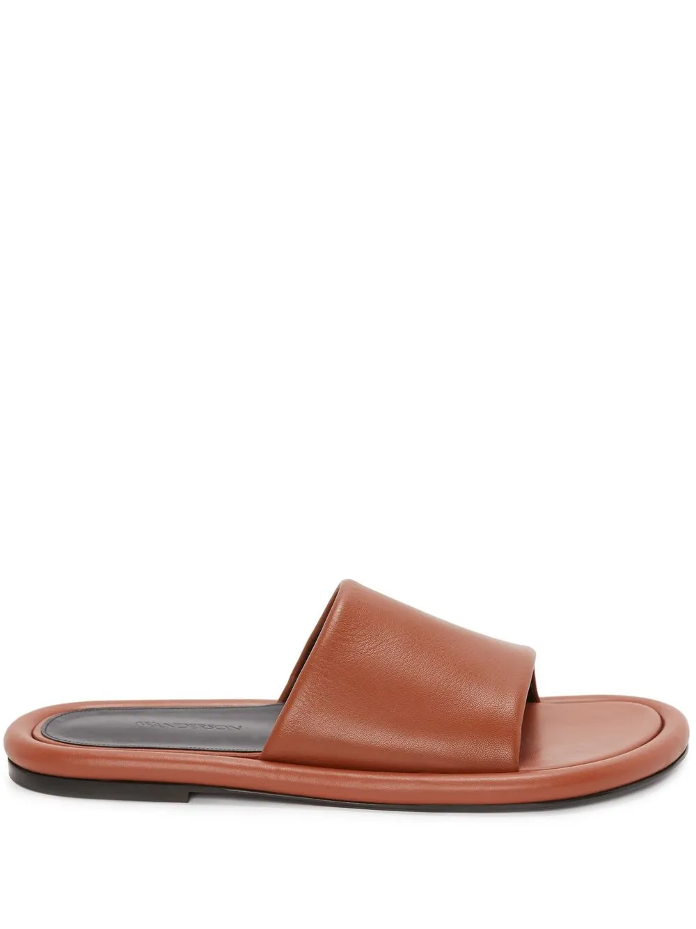 

JW Anderson Bumper-Tube leather slides - Brown