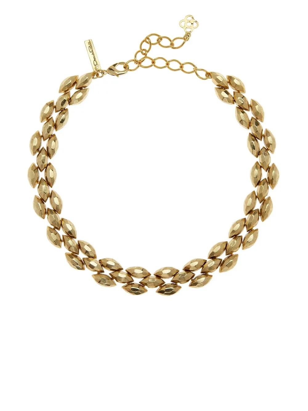 

Oscar de la Renta braid-effect necklace - Gold