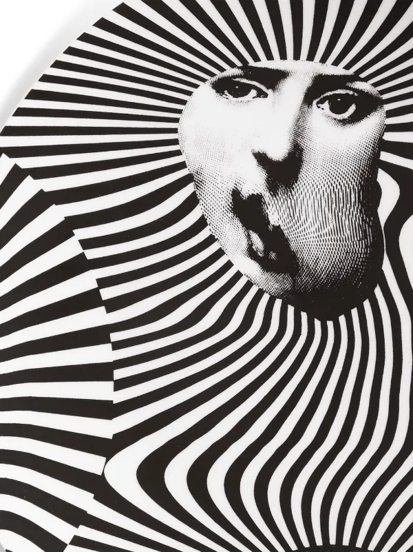 Fornasetti Tema e Variazioni n.312 ウォールプレート | ホワイト  