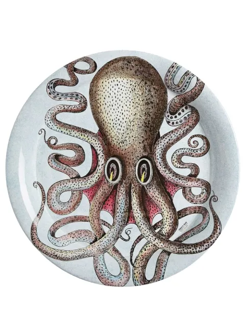 Fornasetti Polipo round tray