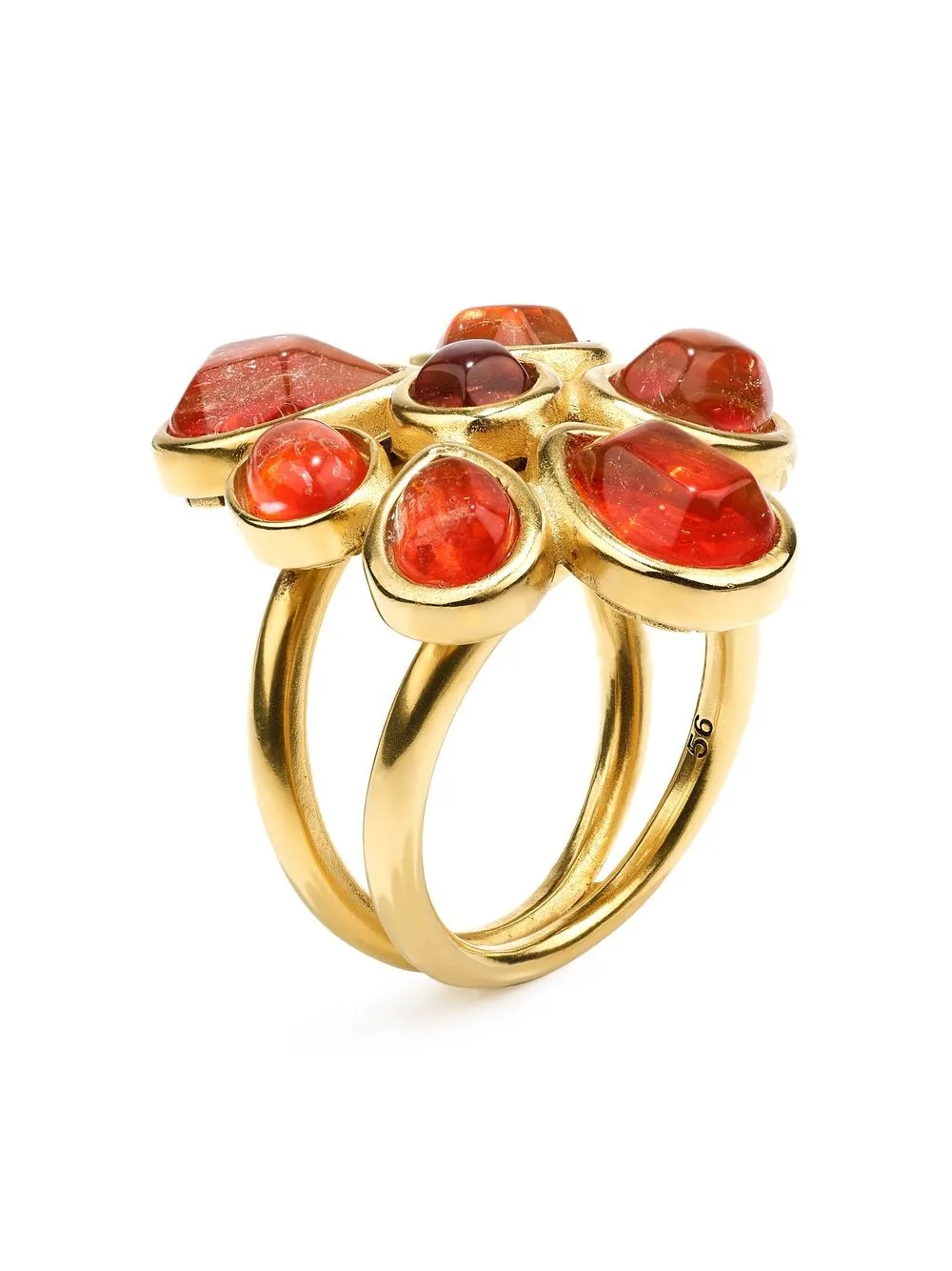 Goossens Mini Cabochons Ring In Gold