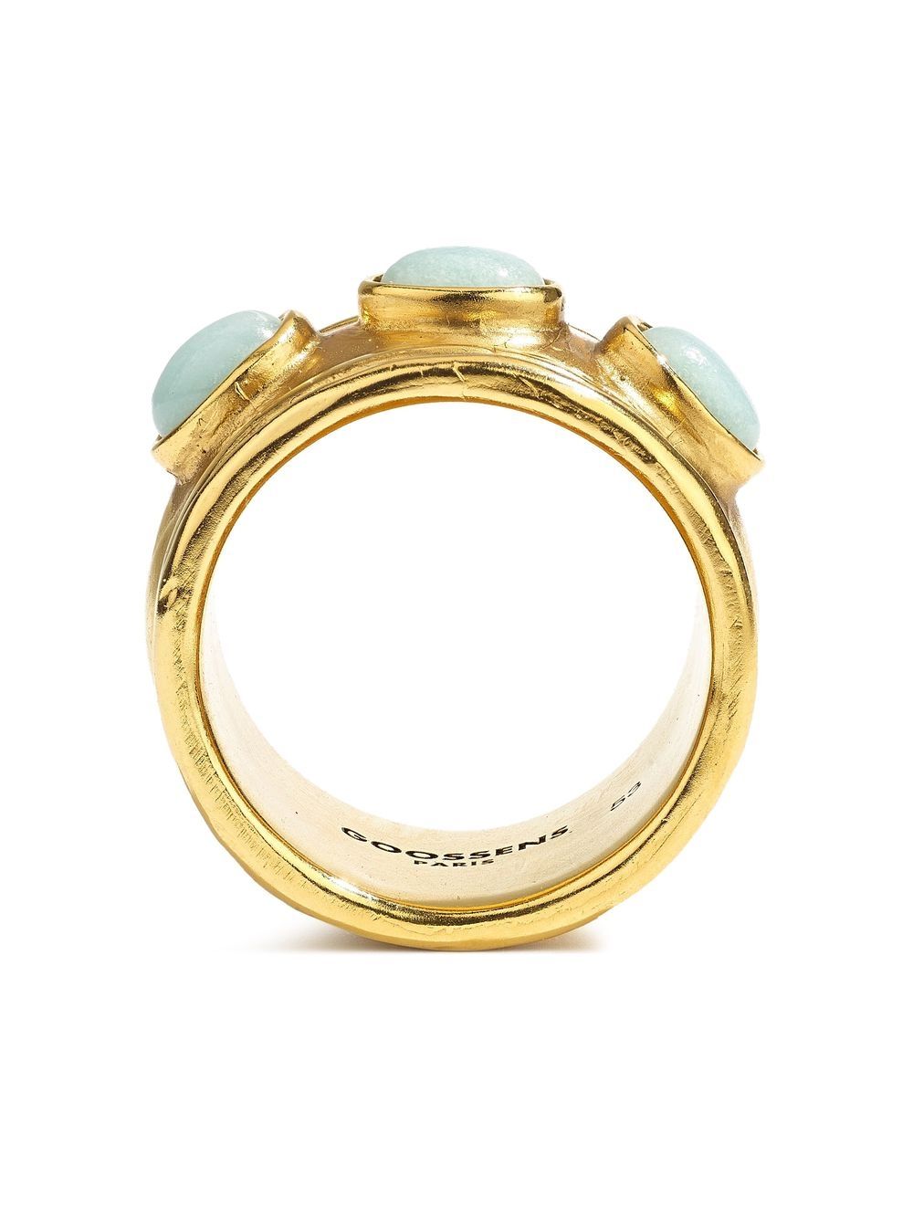 Shop Goossens Gemstone-embellished Ring In Gold