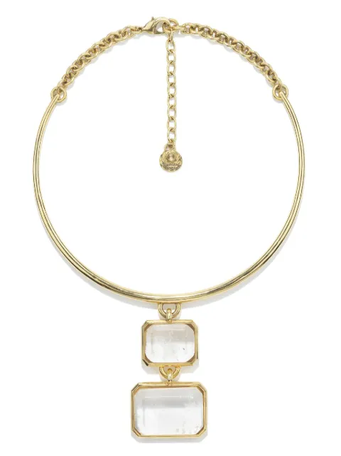 Goossens Stones Torque pendant necklace
