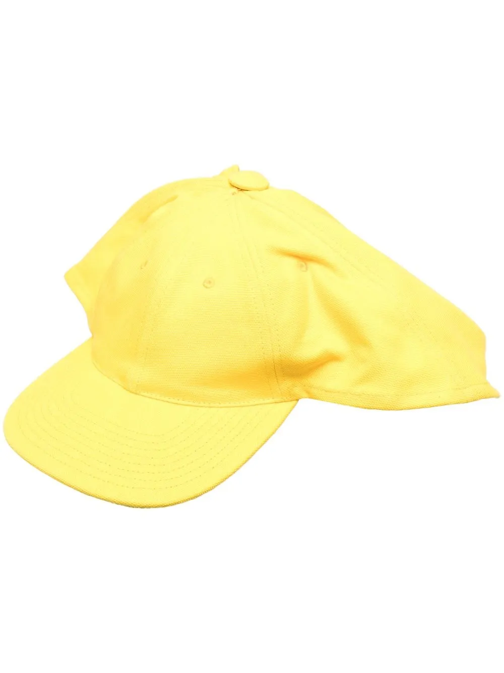 Raf Simons Ear Flap Baseball Cap In Yellow | ModeSens