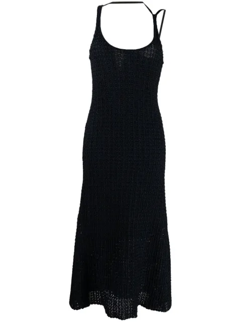 3.1 Phillip Lim Vestido midi sem mangas com gola U