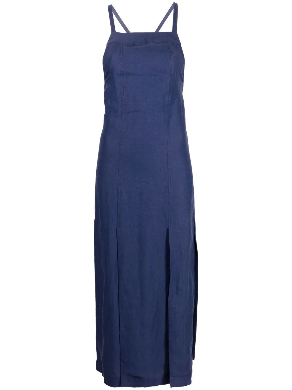 

Three Graces vestido midi con tiras cruzadas - Azul