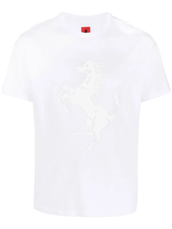 Ferrari Prancing Horse logo-print T 