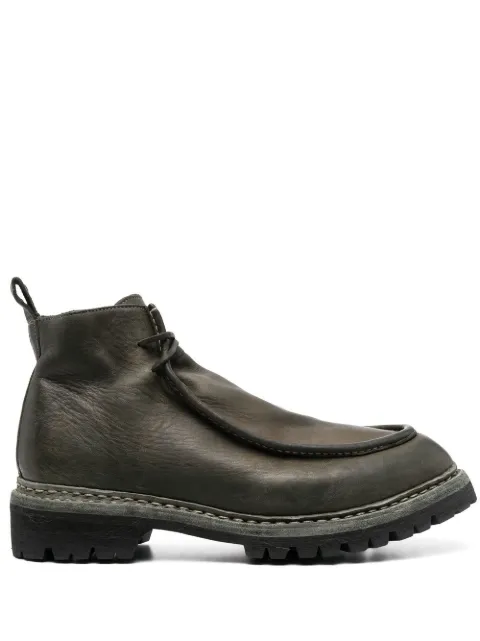 Guidi lace-up leather boots