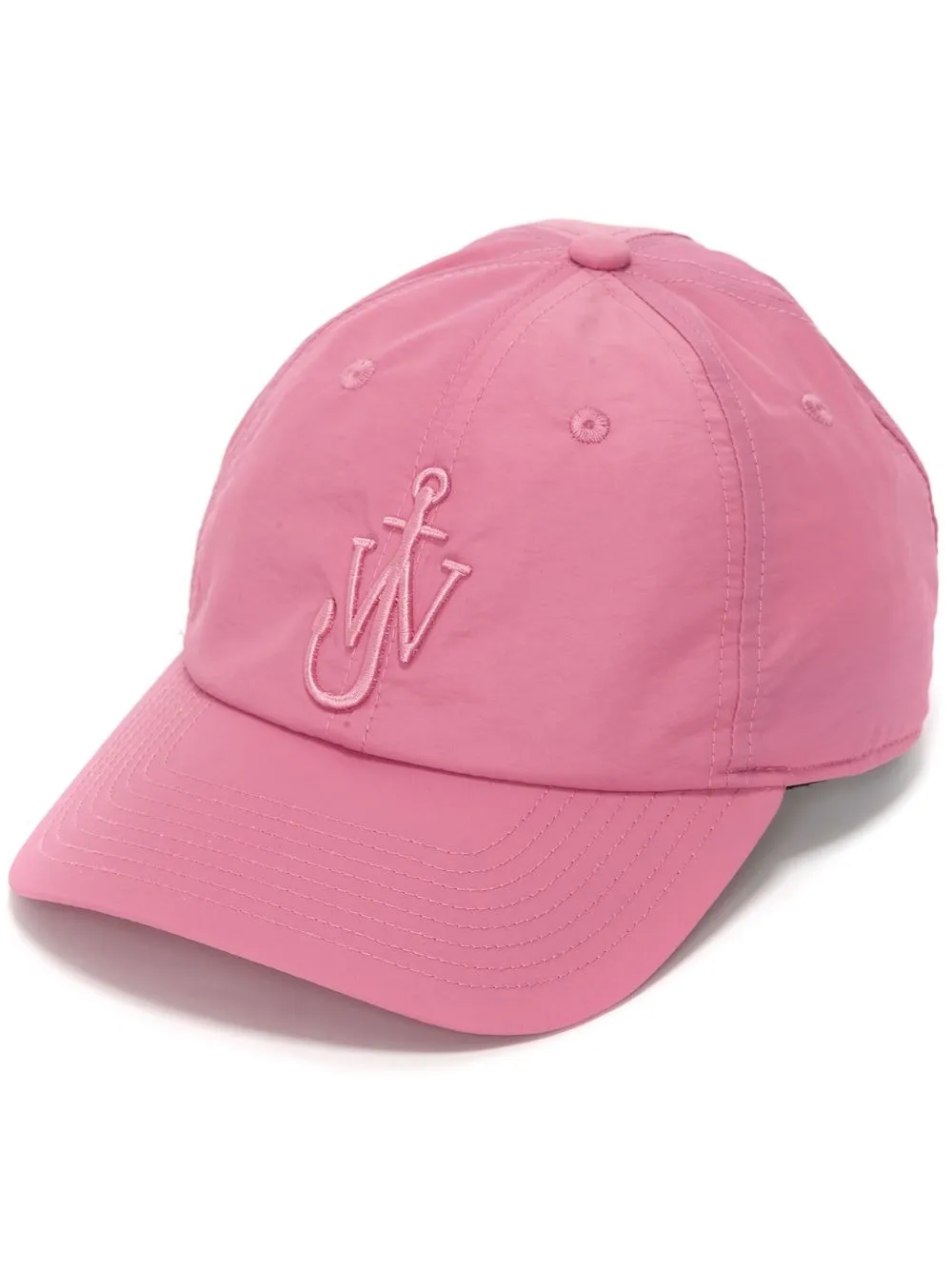 

JW Anderson gorra con logo bordado - Rosado