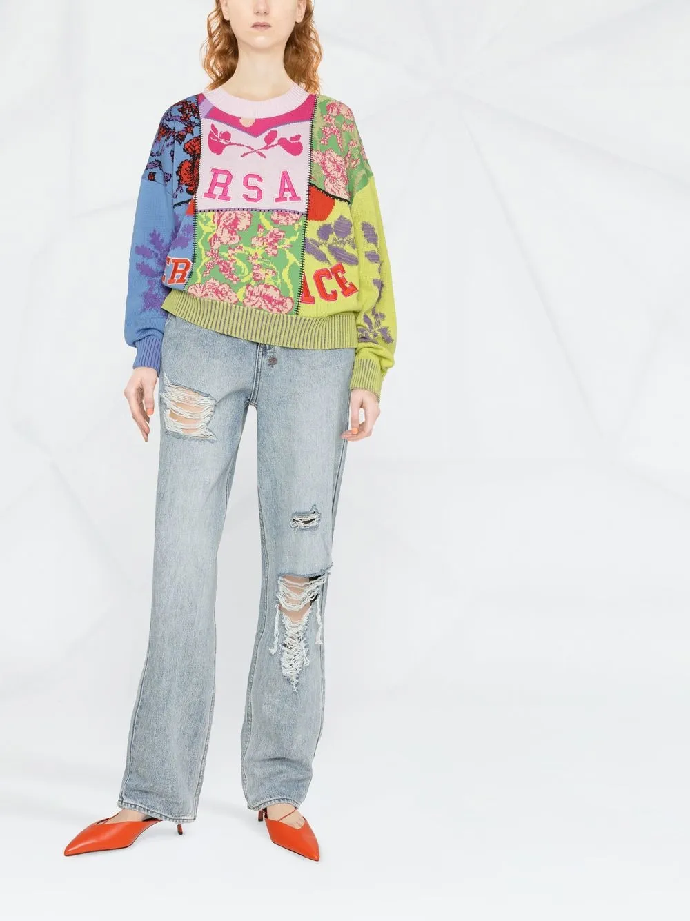 Versace Trui met print - Blauw