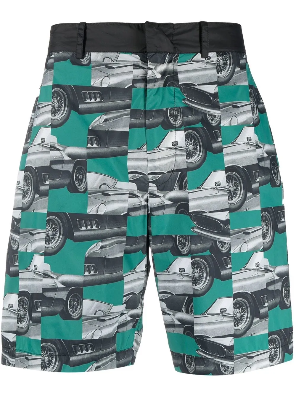 

Ferrari bermudas con estampado gráfico - Verde