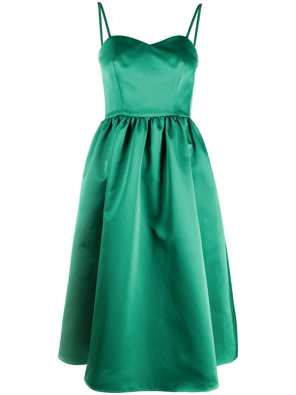 

P.A.R.O.S.H. mid-length flared dress - Green