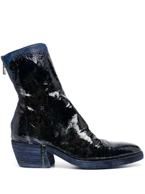 Guidi painted patent leather boots
