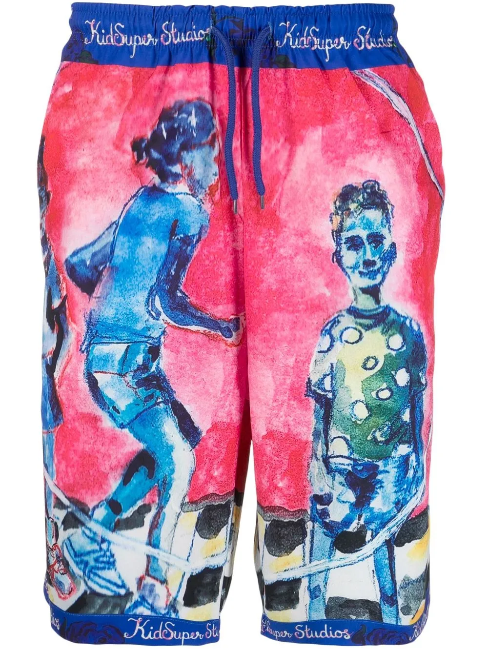 

KidSuper graphic-print shorts - Pink