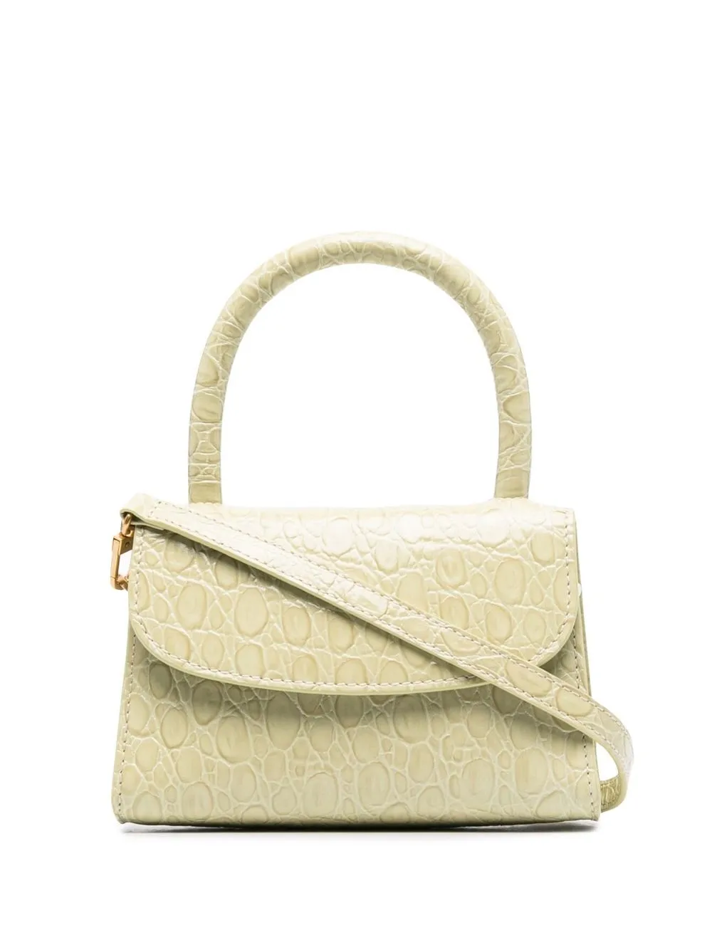 

BY FAR tote Moon mini - Verde