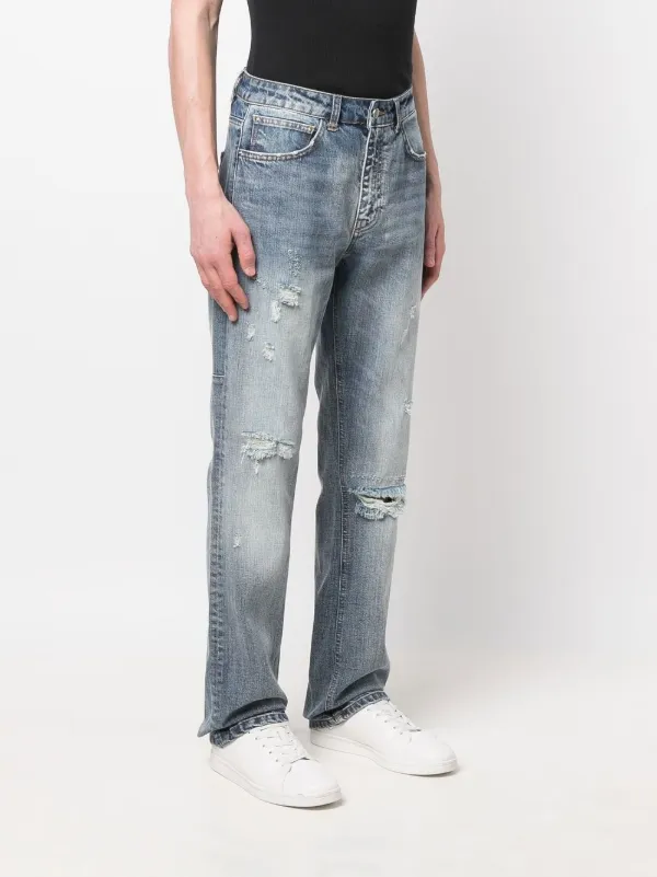 Flaneur Homme Distressed straight-leg 