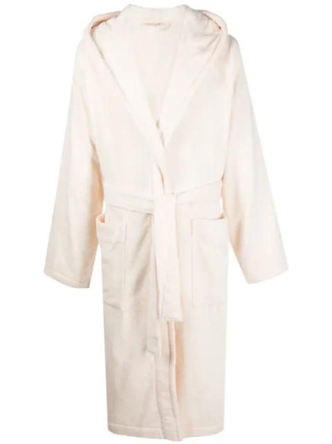 TEKLA belted organic-cotton robe