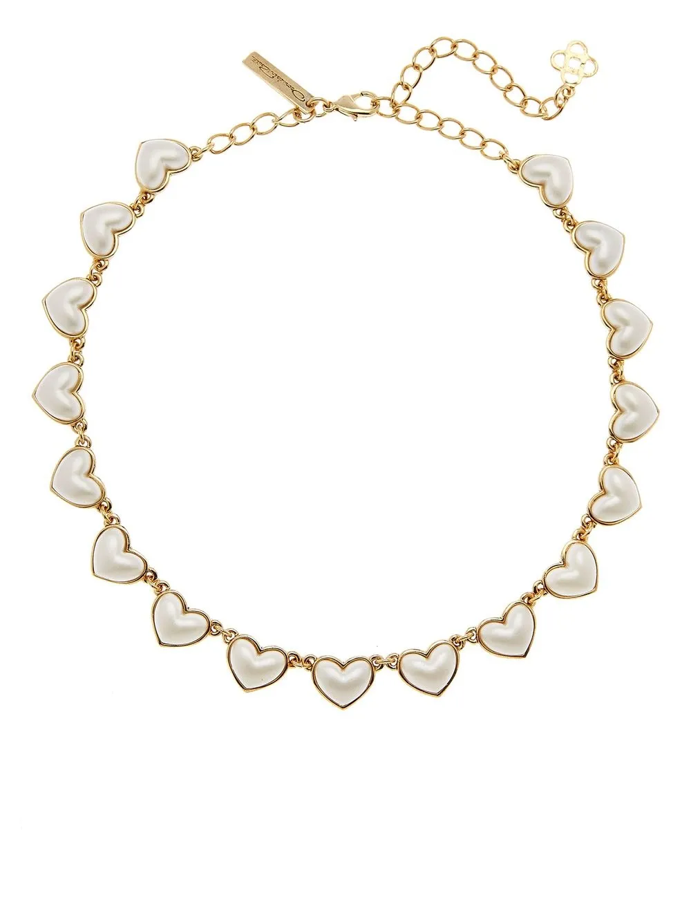 

Oscar de la Renta Sweetheart Pearl necklace - Gold
