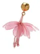 Oscar de la Renta flower drop earrings