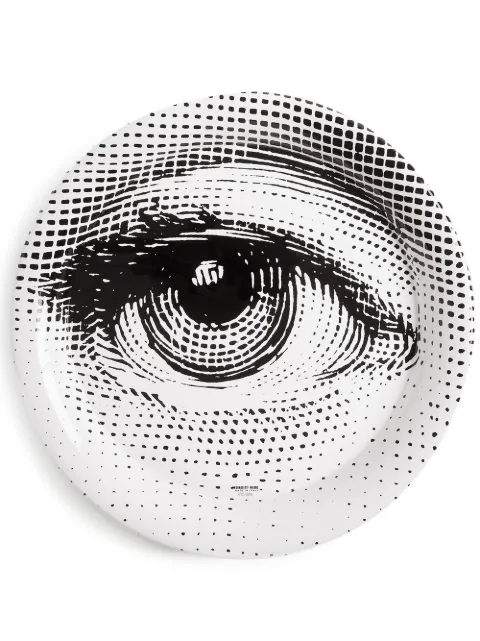 Fornasetti Occhio round tray