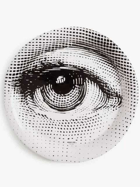 Fornasetti Occhio round tray