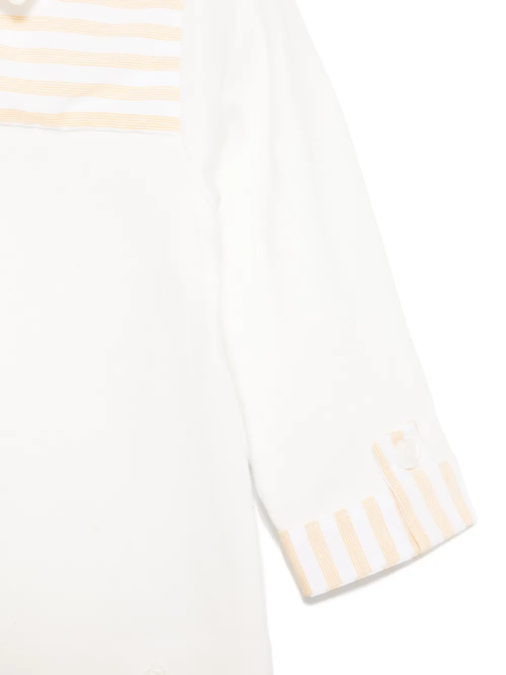 Patachou Pyjama met gestreept detail Wit