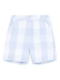 Patachou checked shorts - Blue
