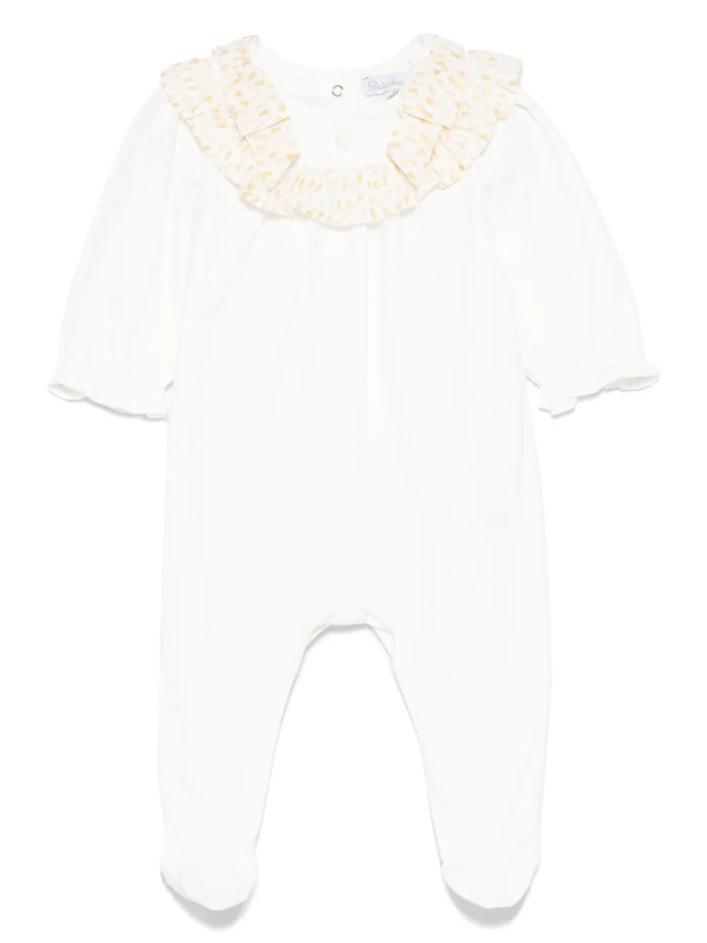Patachou ruffle-detailed pyjama | White | Image 1