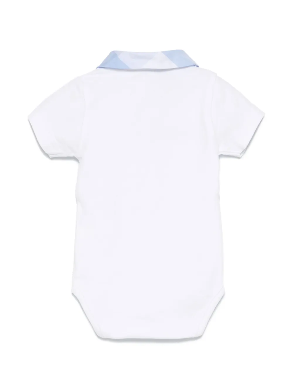 Patachou Body met klassieke kraag - Wit