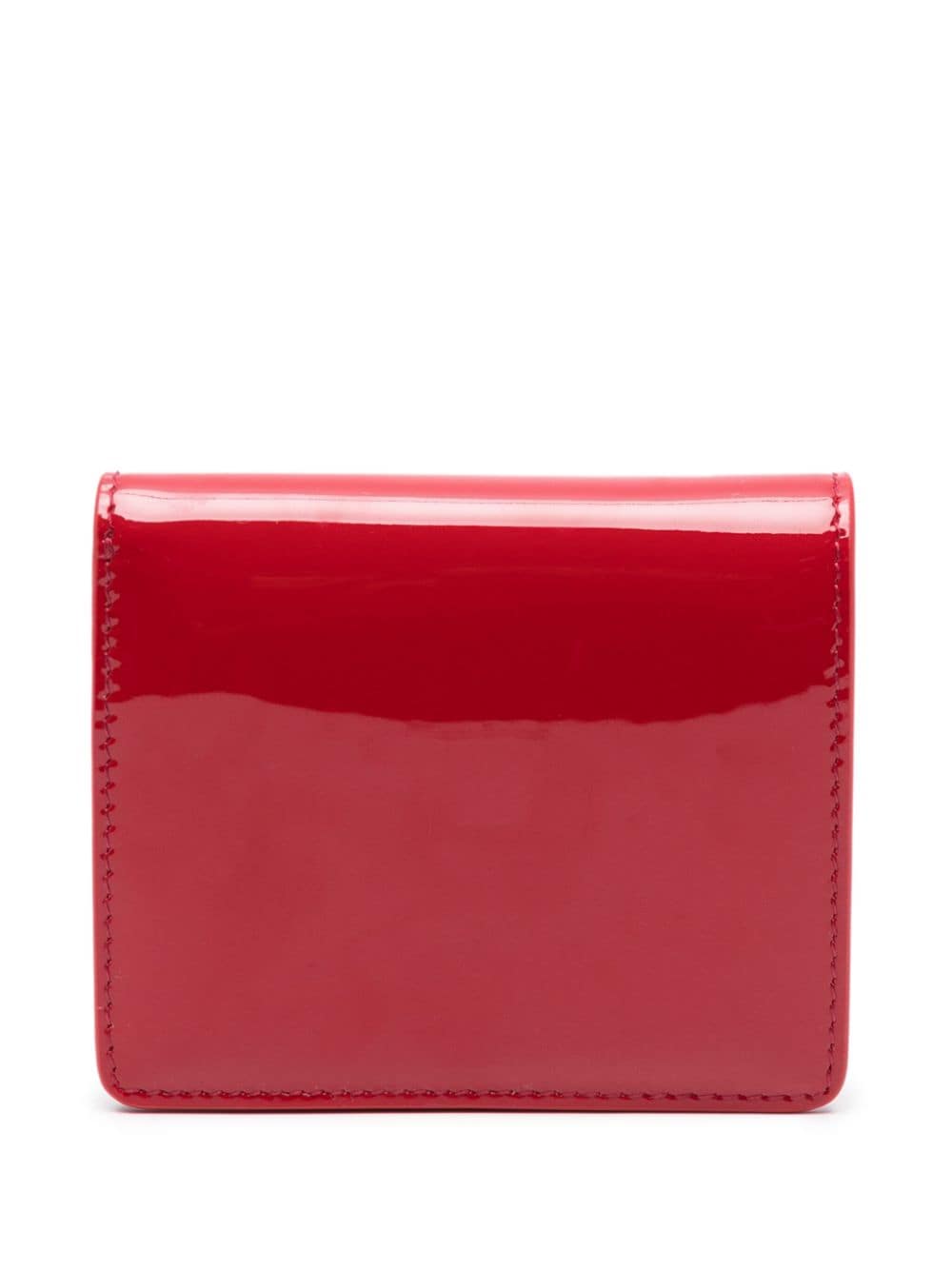 Maison Margiela Four-stitch Bi-fold Wallet In Red