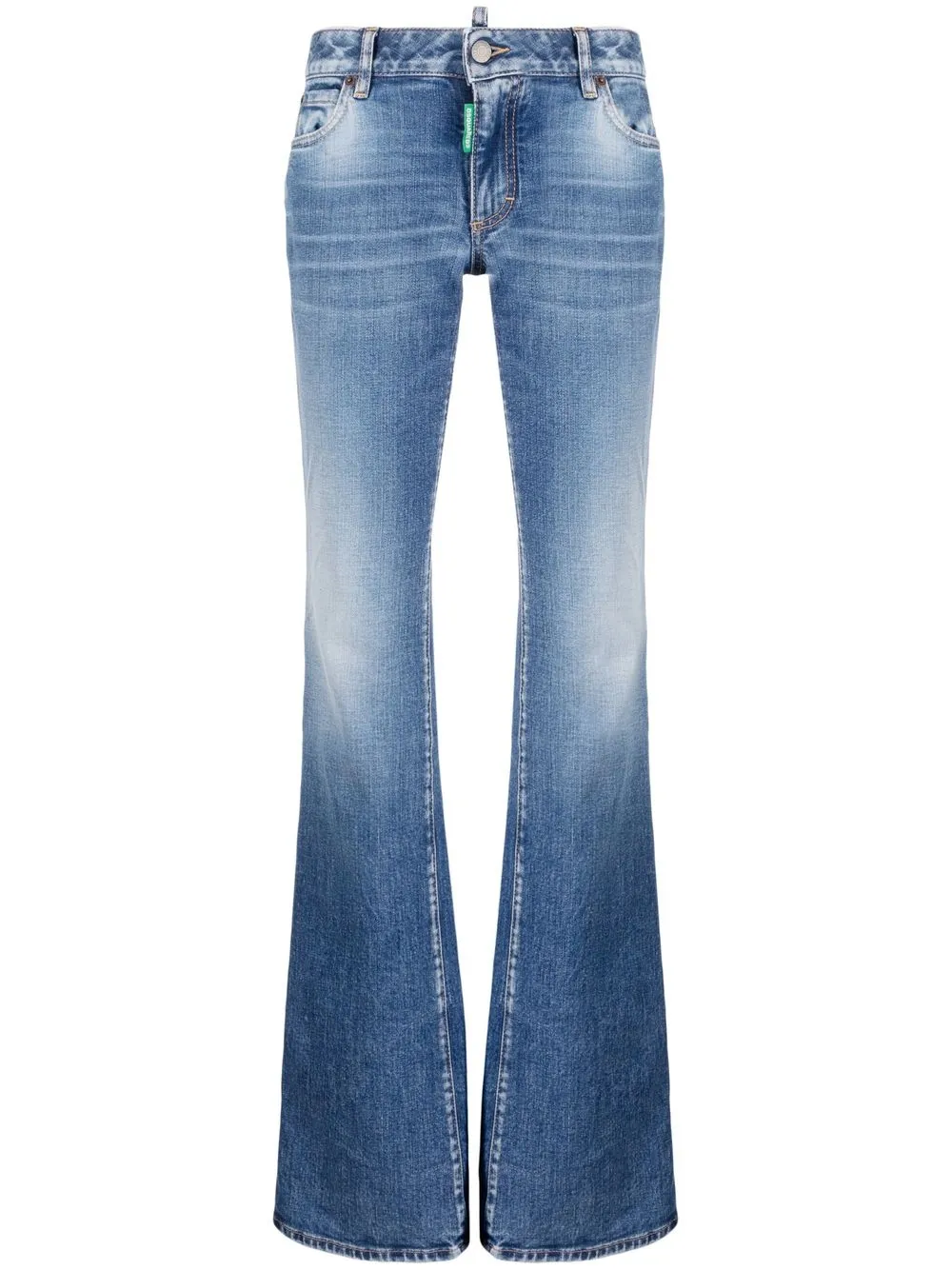 

Dsquared2 jeans bootcut One Life con efecto descolorido - Azul