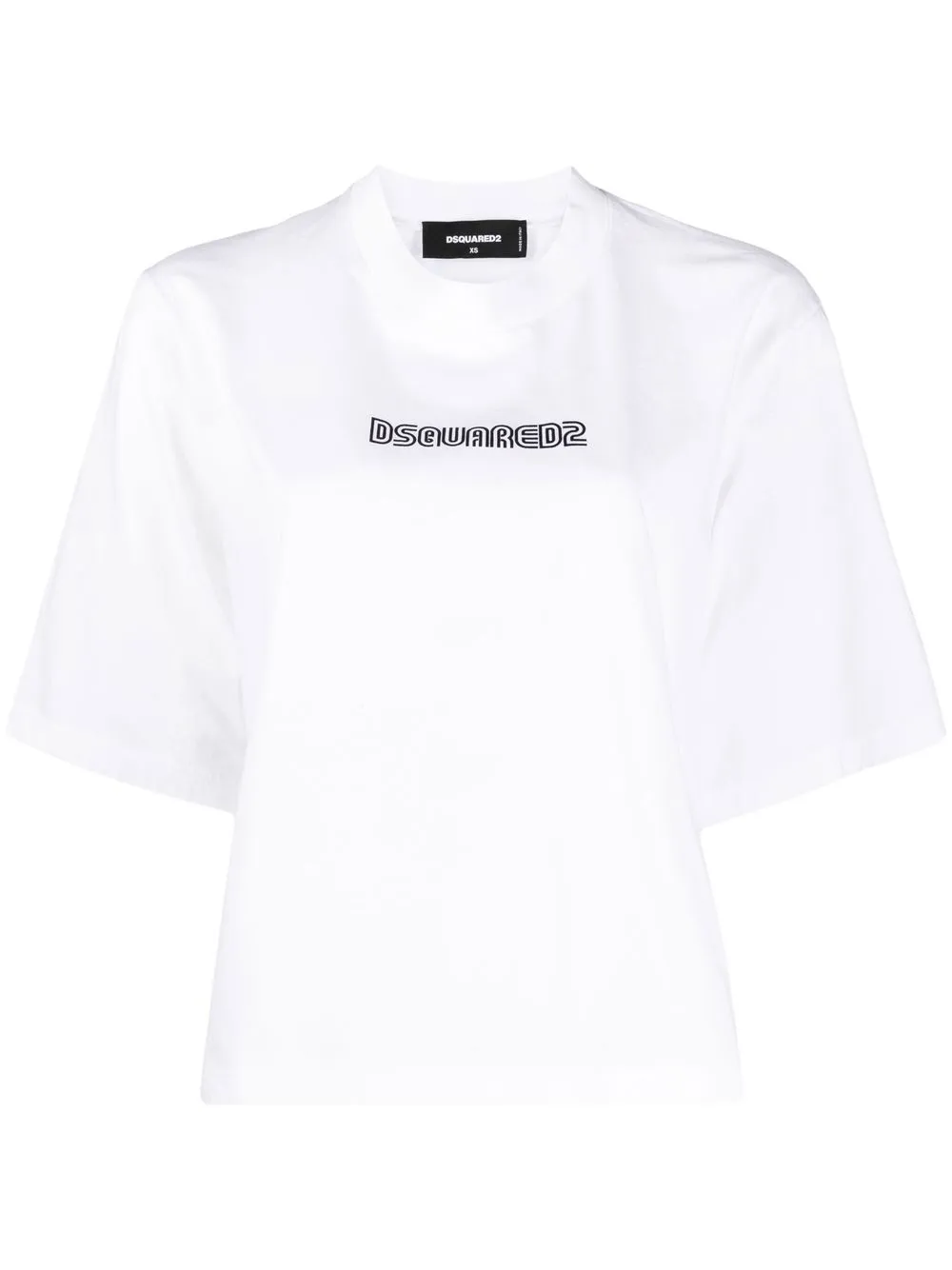 

Dsquared2 playera con logo estampado - Blanco