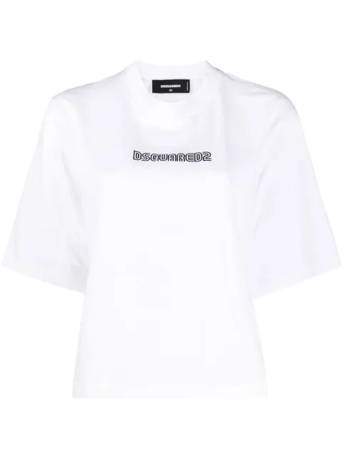 DSQUARED2 디스퀘어드2 로고 프린트 티셔츠