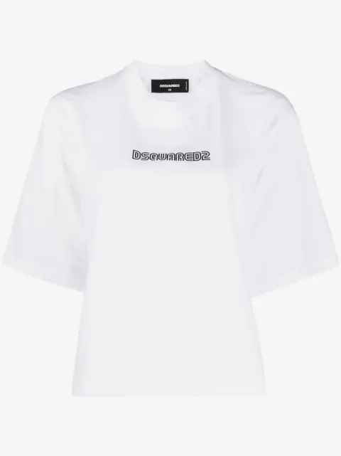 DSQUARED2 logo-print cotton T-shirt