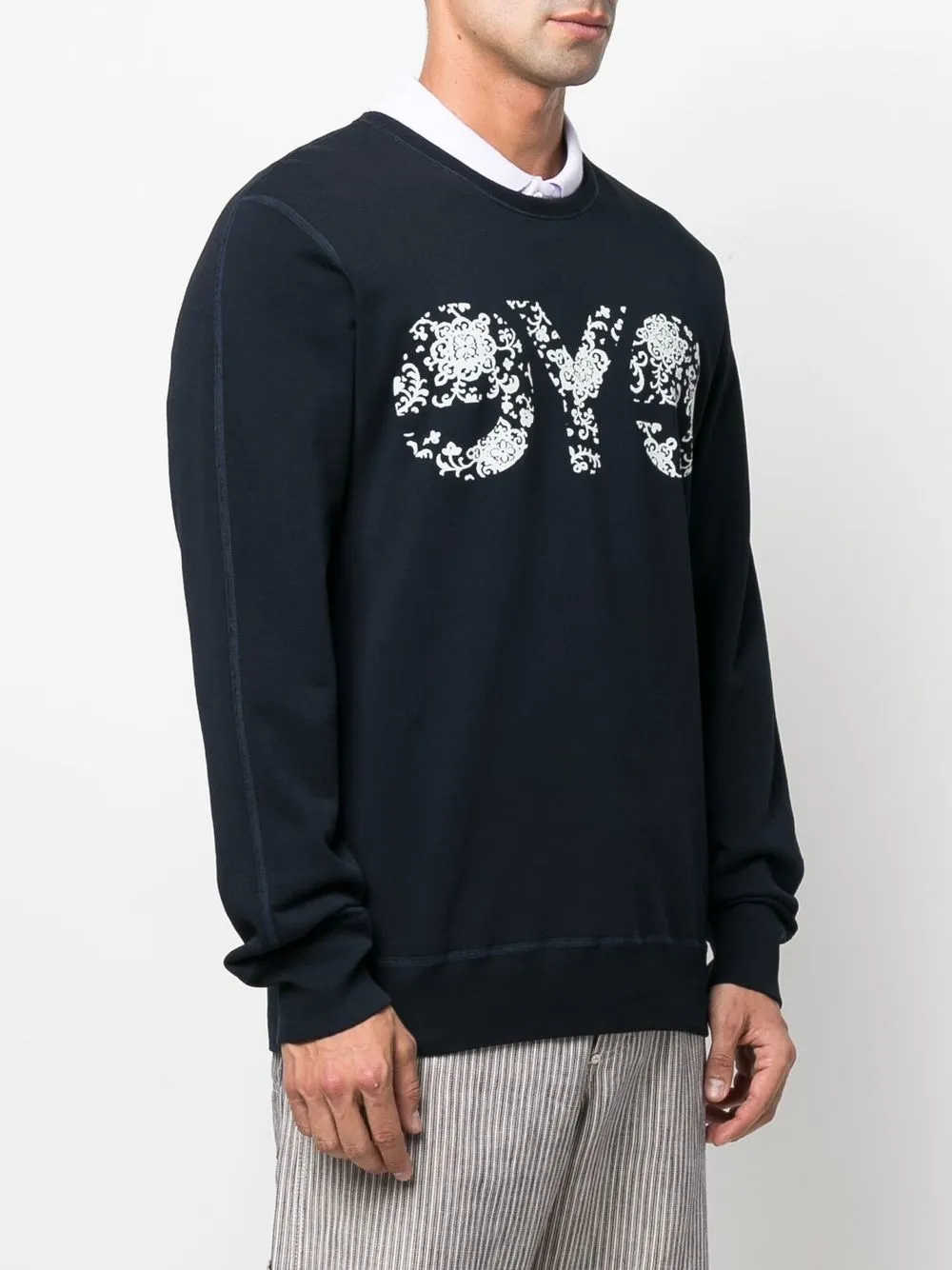 Junya Watanabe MAN ロゴ スウェットシャツ | ブルー | FARFETCH JP Junya Watanabe MAN ロゴ スウェットシャツ | ブルー | FARFETCH JP