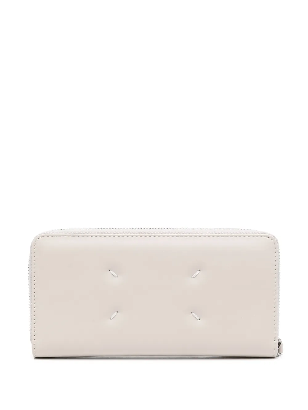 Maison Margiela four-stitch continental wallet - Beige