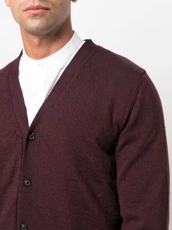 Men's v neck store button up cardigan