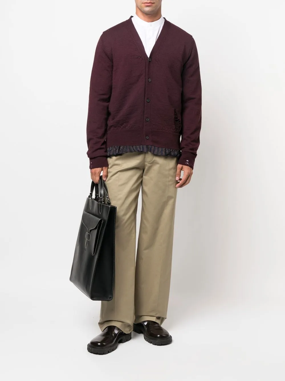 Maison Margiela Button-up vest - Rood