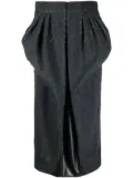 Maison Margiela Spliced Work-In-Progress midi skirt - Grey