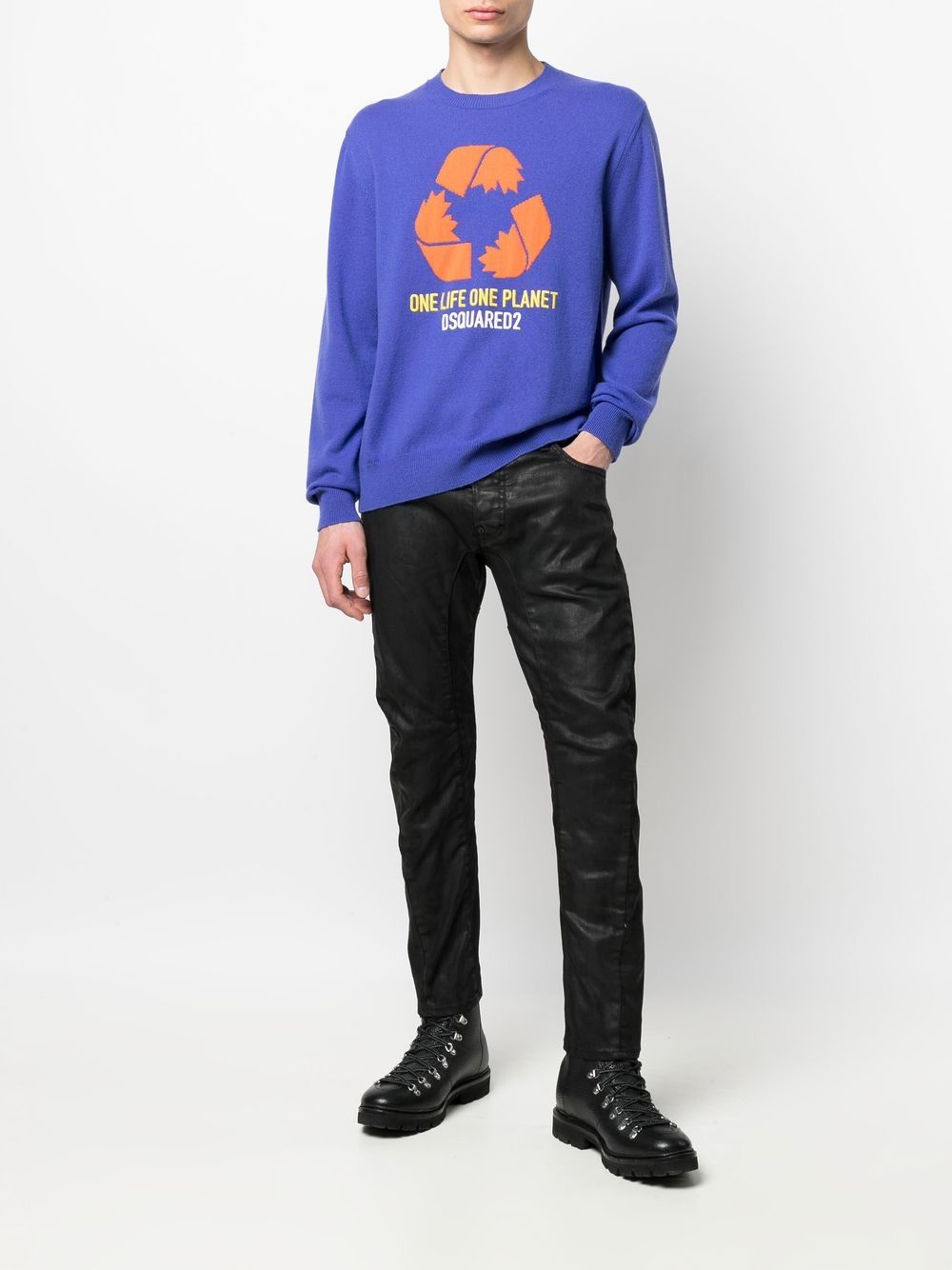 Dsquared2 Kasjmier trui - Blauw