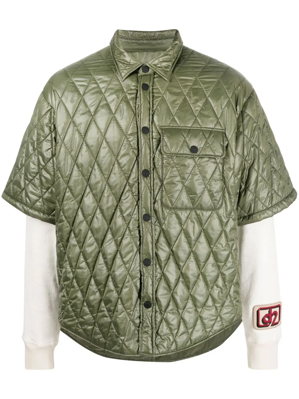 

Dsquared2 quilted button-down shirt - Green