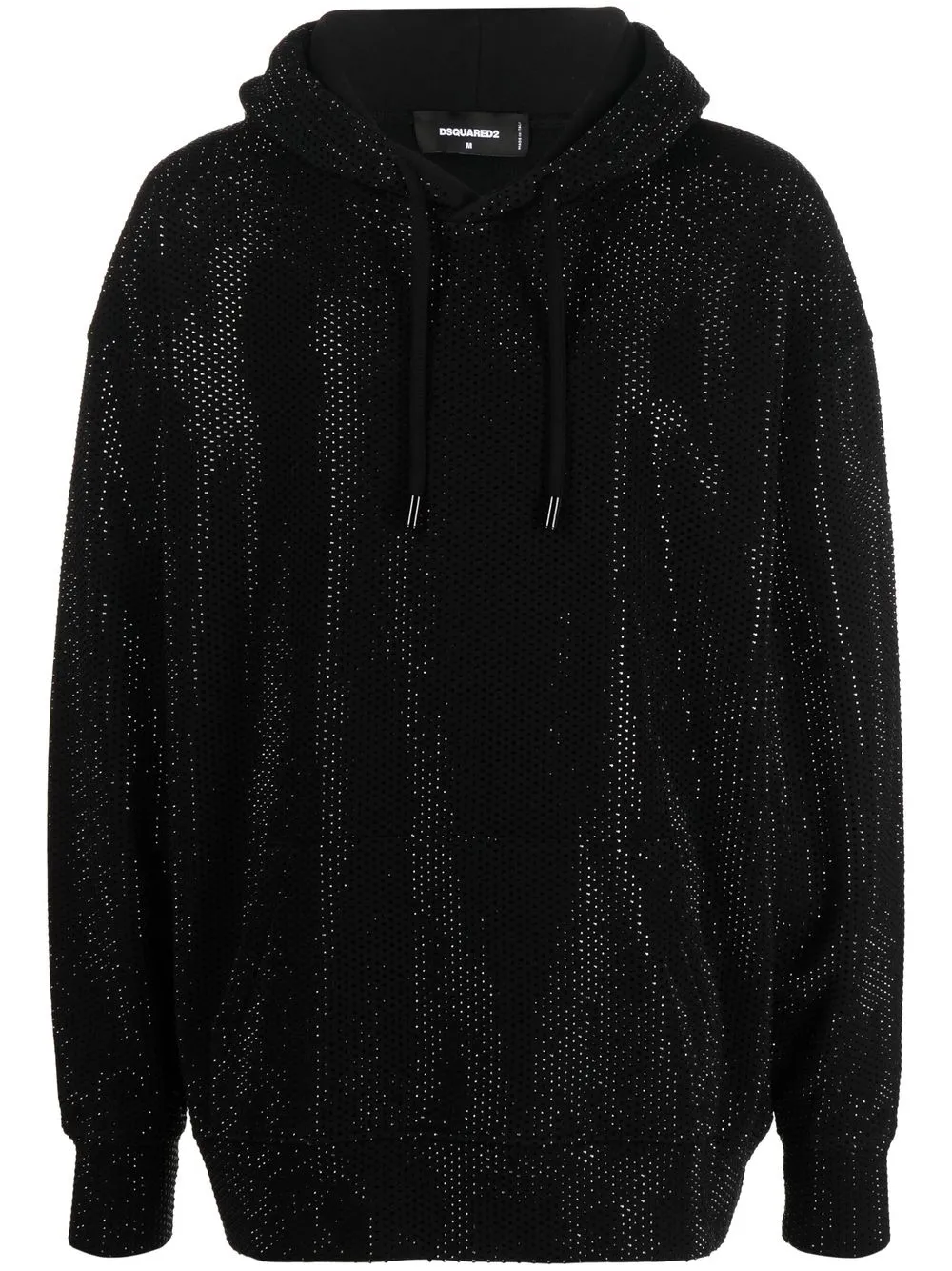 

Dsquared2 hoodie con detalles de strass - Negro