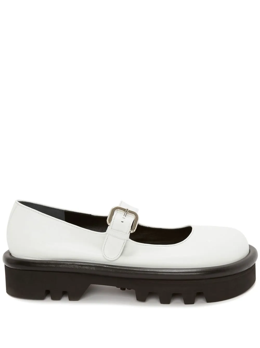 

JW Anderson Bumper-Tube leather chunky Mary Janes - White