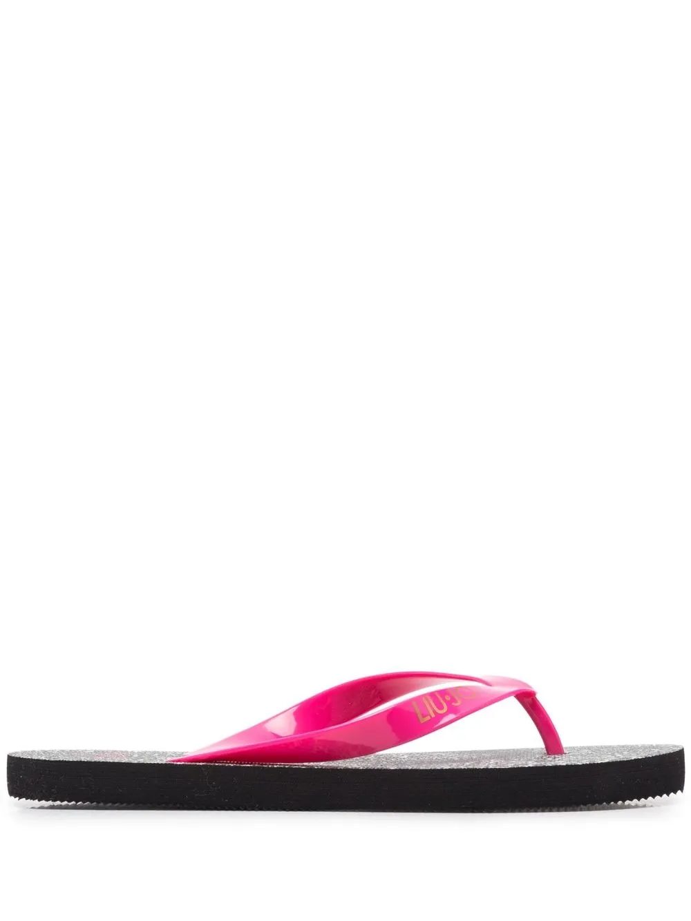 

LIU JO flip flops con logo estampado - Rosado